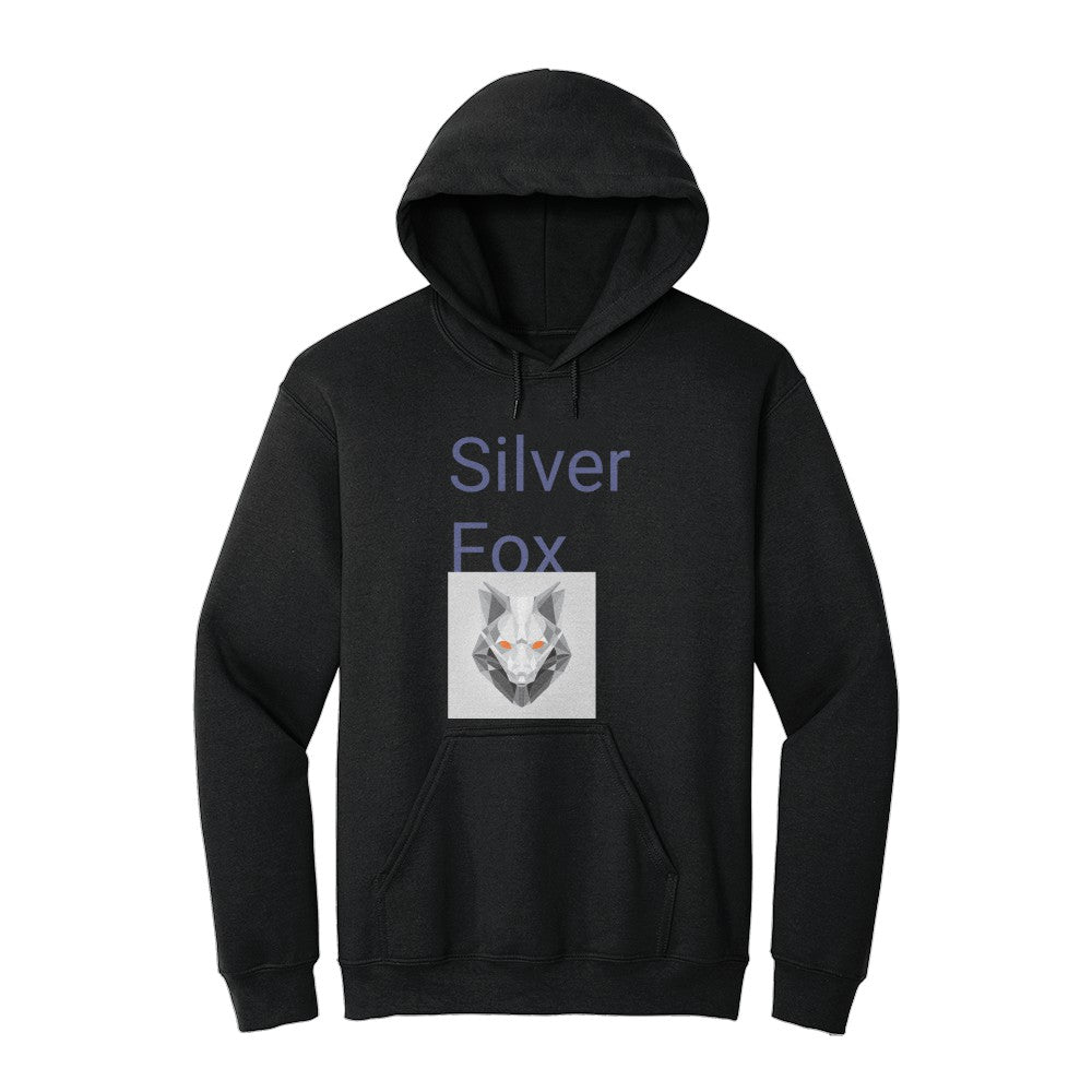 Silver Fox Velvet Cropped Hoodie