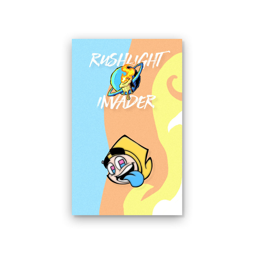 RushLight Invader Rush Enamel Pin