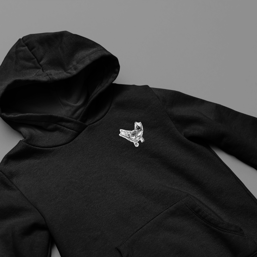 Milo Skull Black Hoodie