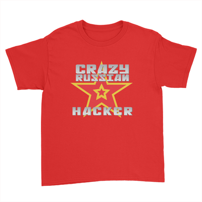 Double Star - Kids Youth T-Shirt Red