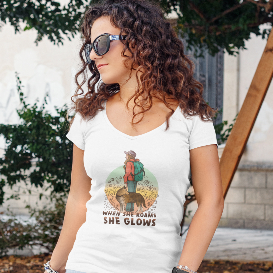 Girl in the Woods - When She Roams She Glows Hoodie – Crowdmade