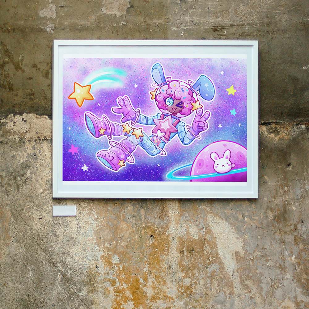 LIMITED EDITION - Space Bunny Poster