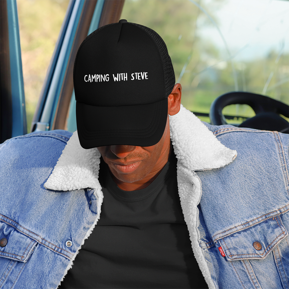 Steve Wallis Camping With Steve Trucker Hat Crowdmade