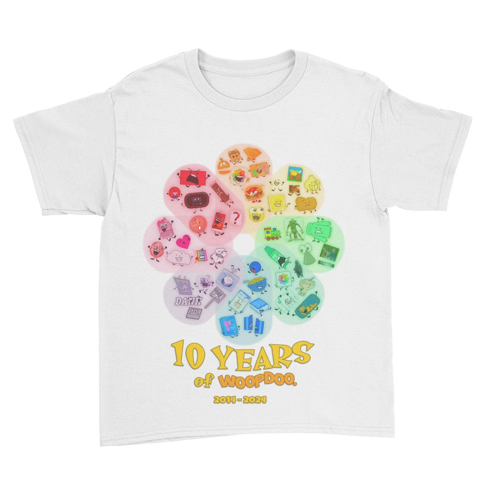 10 Years of WoopDoo Shirt (For Kids!)