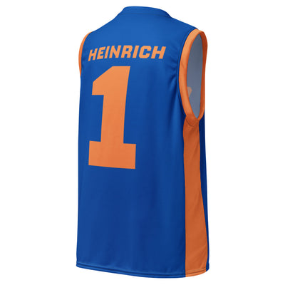 #1 Owen Heinrich JHU Basketball Away Jersey