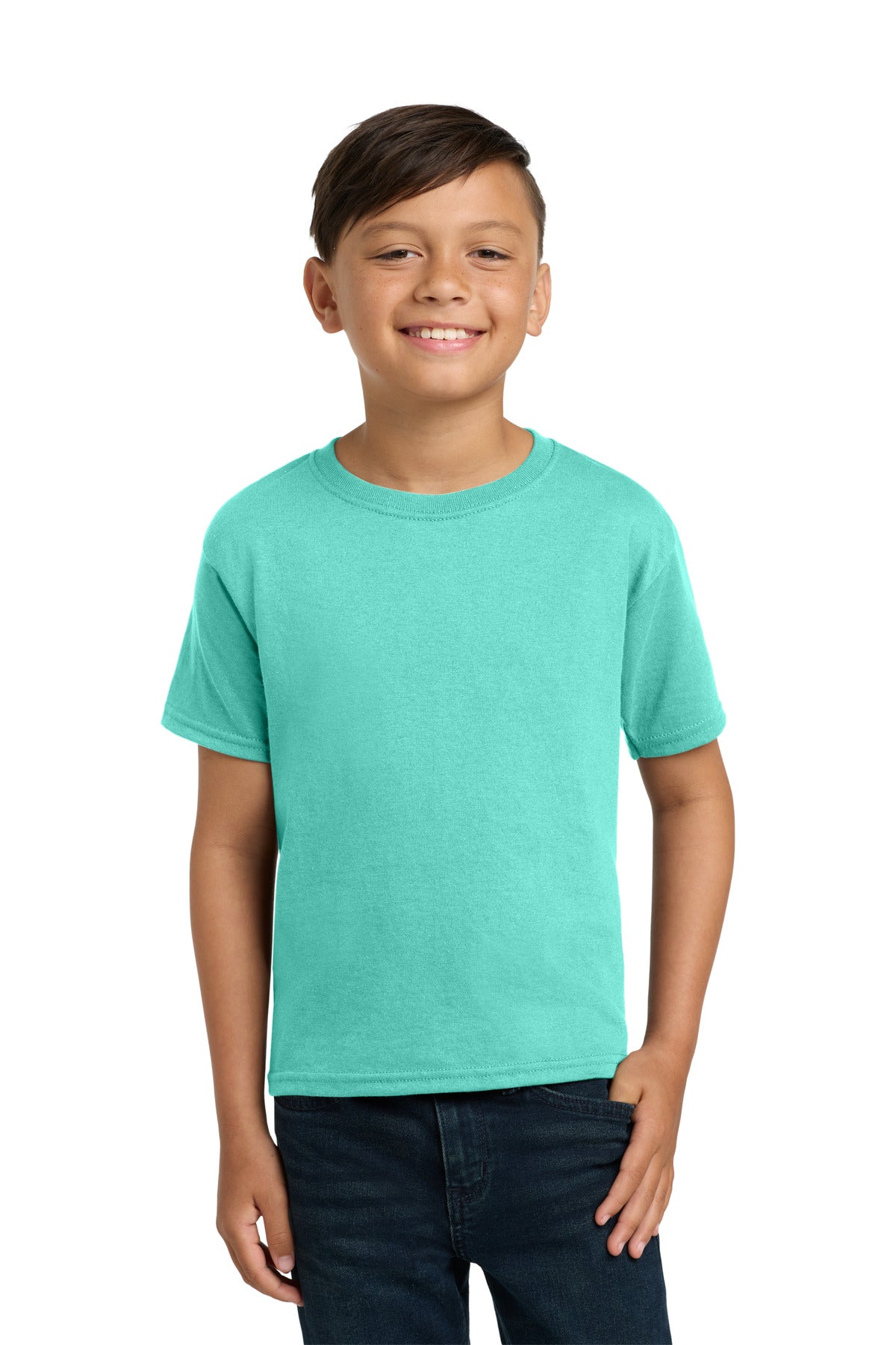 Jerzees - Youth Dri-Power 50/50 Cotton/Poly T-Shirt.  29B