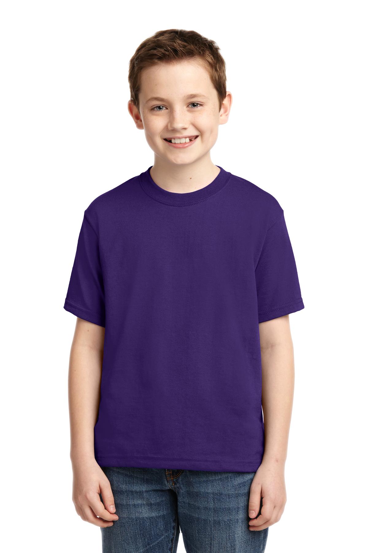 Jerzees - Youth Dri-Power 50/50 Cotton/Poly T-Shirt.  29B