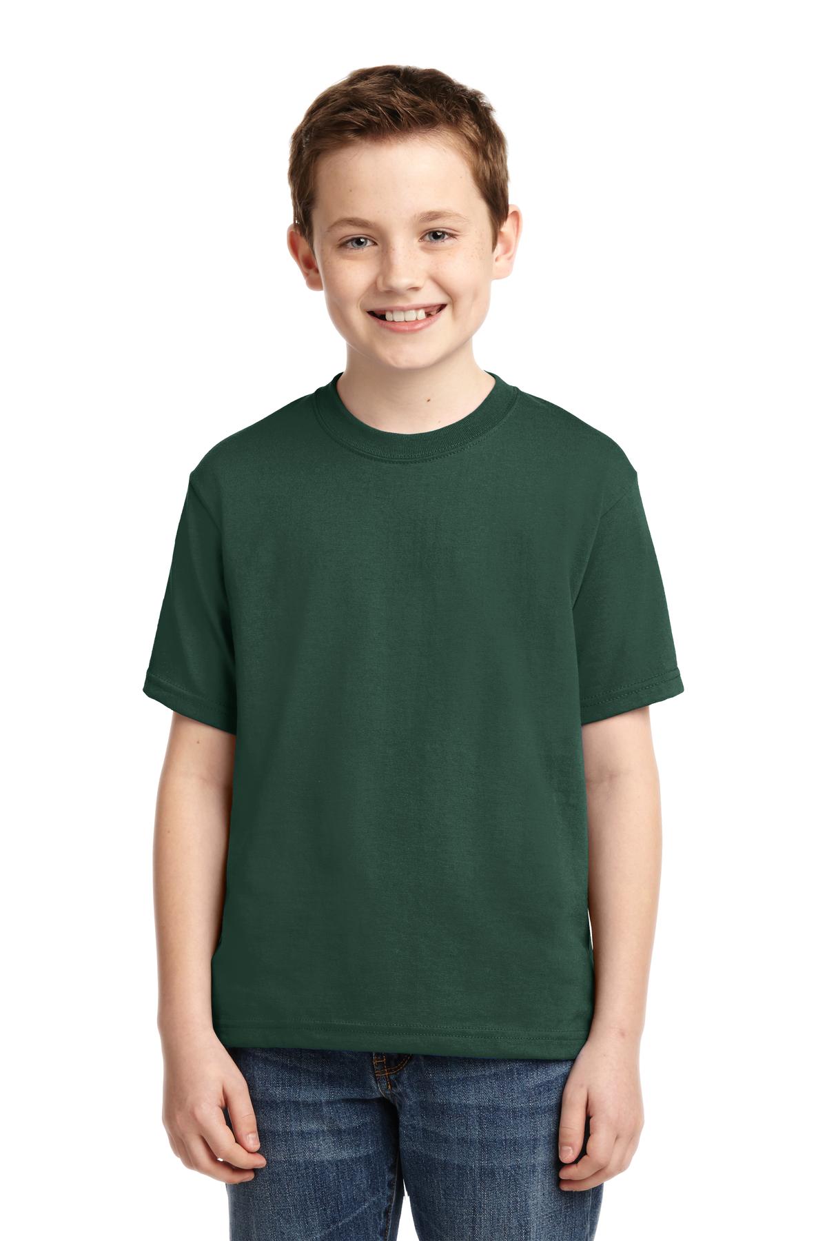 Jerzees - Youth Dri-Power 50/50 Cotton/Poly T-Shirt.  29B