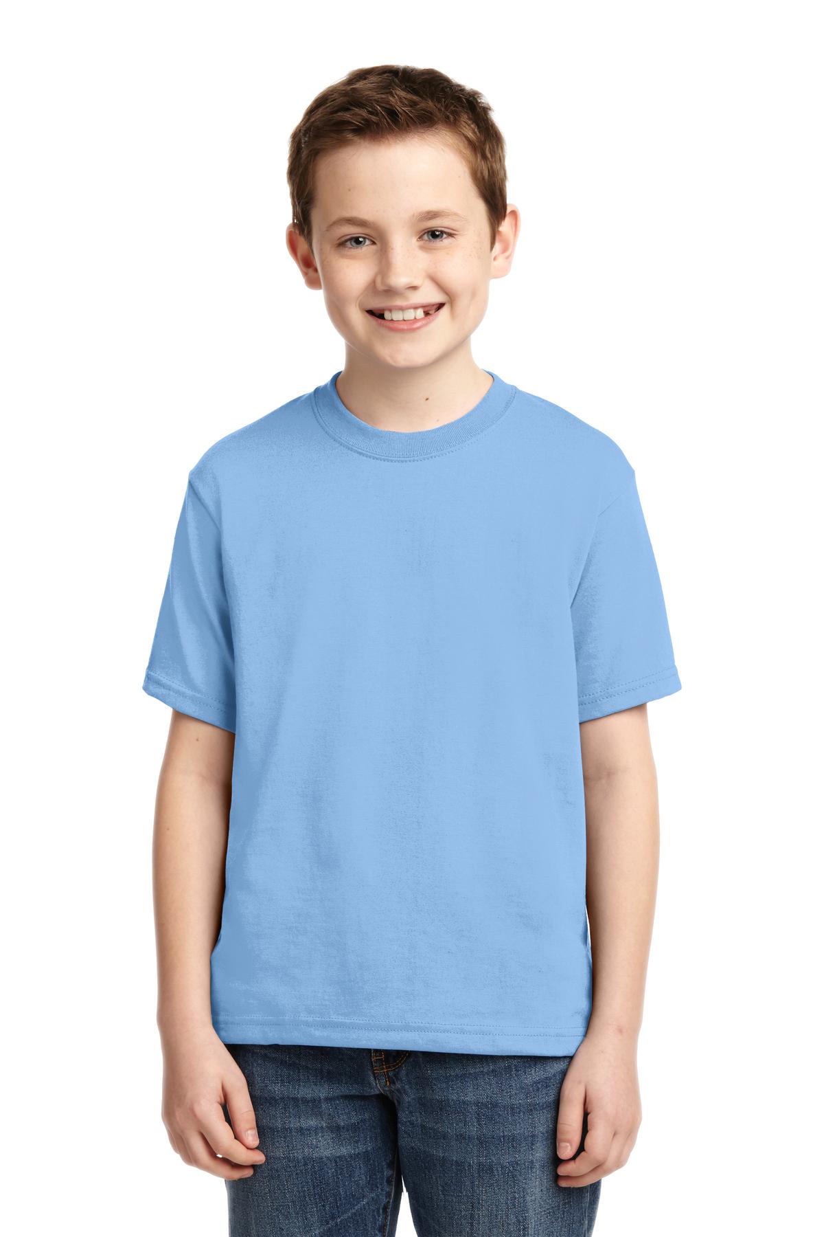 Jerzees - Youth Dri-Power 50/50 Cotton/Poly T-Shirt.  29B