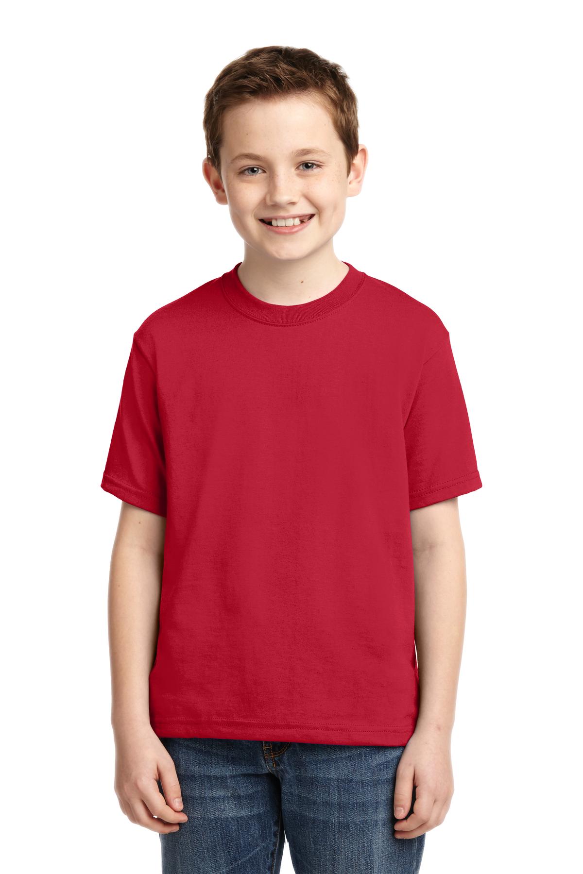 Jerzees - Youth Dri-Power 50/50 Cotton/Poly T-Shirt.  29B