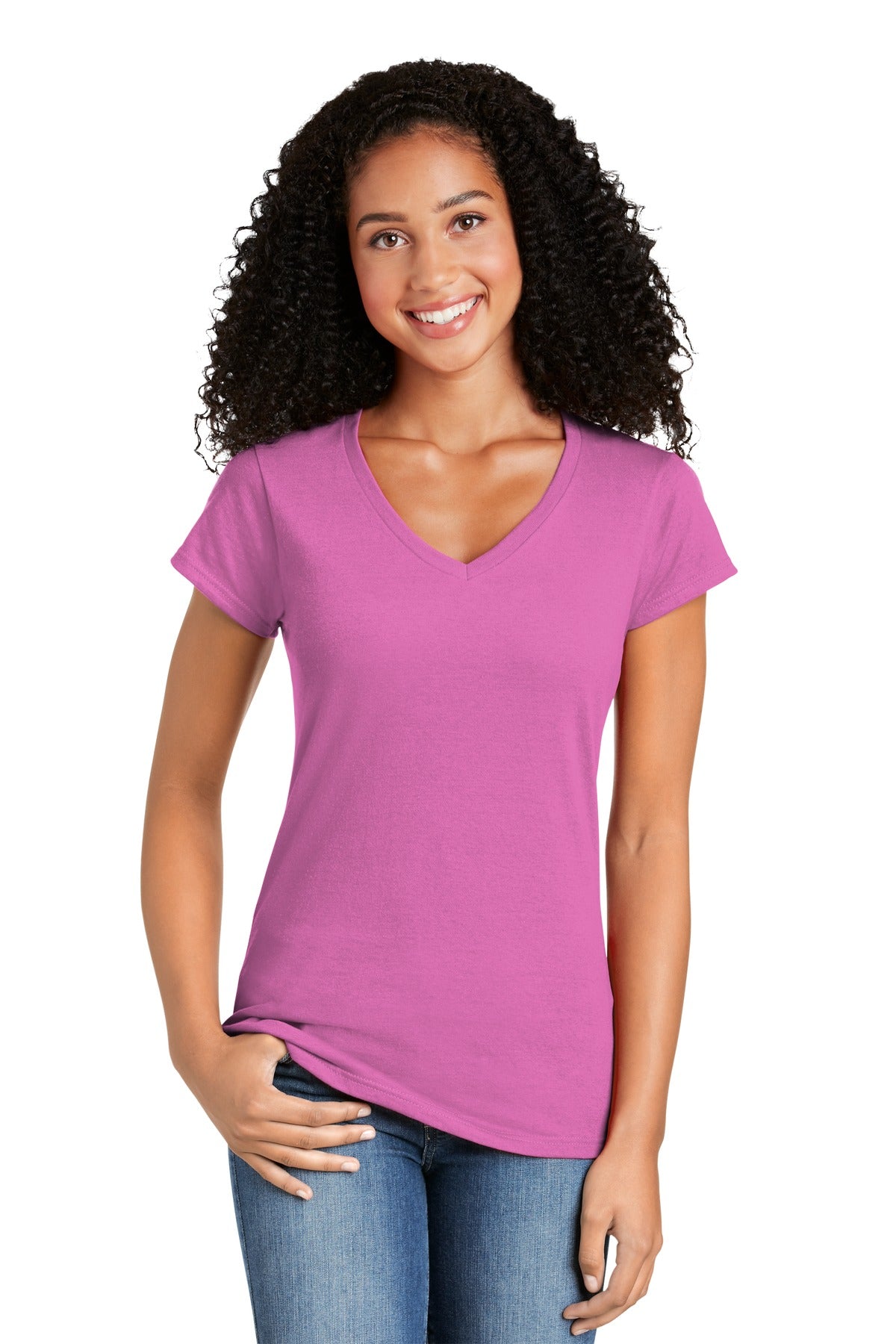 Gildan Softstyle Women's Fit V-Neck T-Shirt. 64V00L – Crowdmade