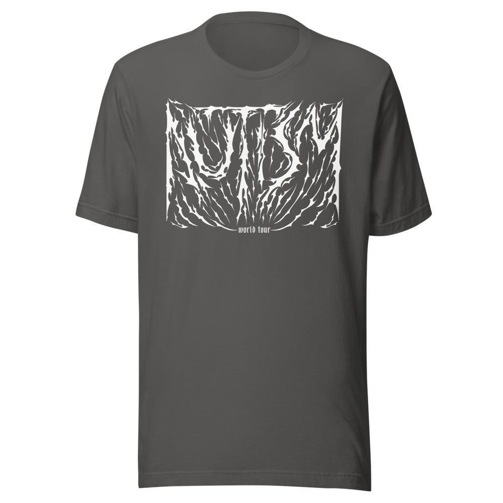 death metal AUTISM: WORLD TOUR edition | unisex t-shirt