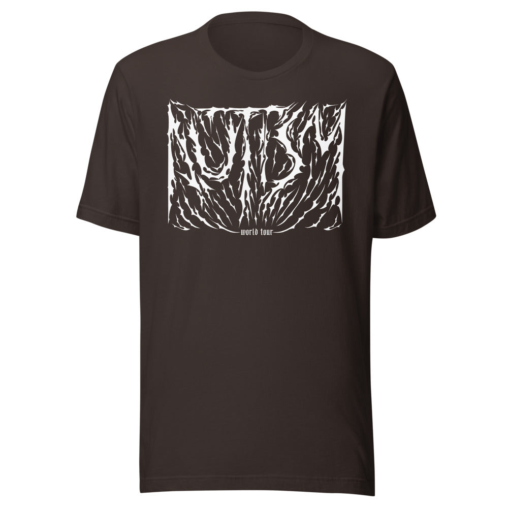 death metal AUTISM: WORLD TOUR edition | unisex t-shirt