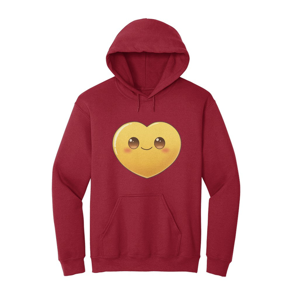 A perfect gift for you and everyone - Love Heart Unisex Hooded Sweatshirt for Adults