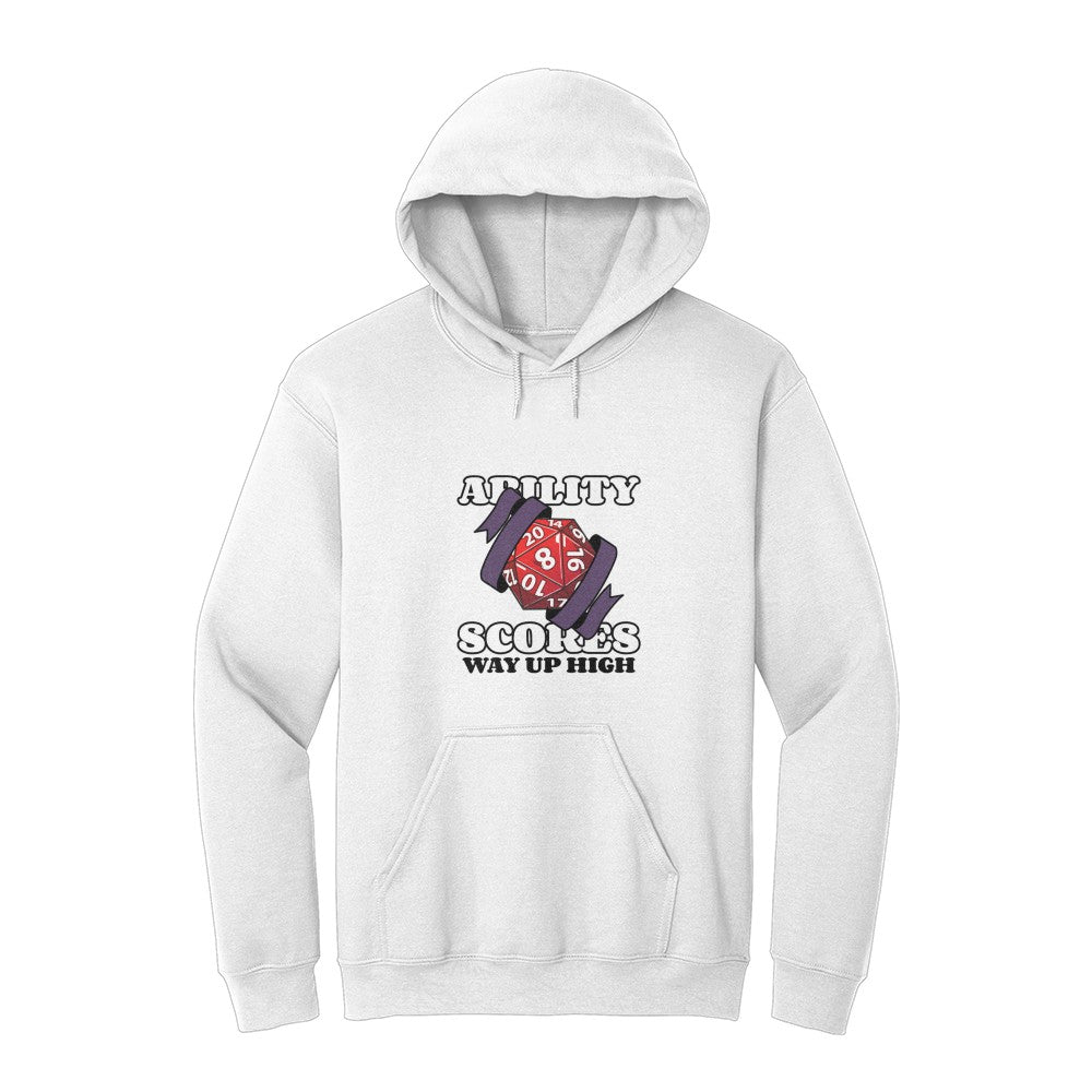 Ability Scores Way Up High Hoodie