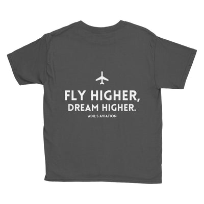 Adil's Aviation "Fly Higher, Dream Higher" Shirt