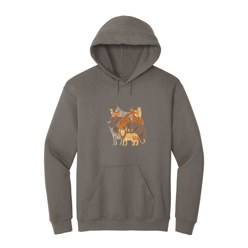 African wildanimals hoodie
