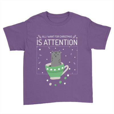 All I Want For Christmas Is Attention Youth Shirt