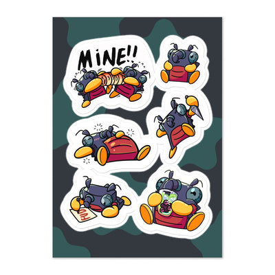 Assassin Bug Squad Sticker pack