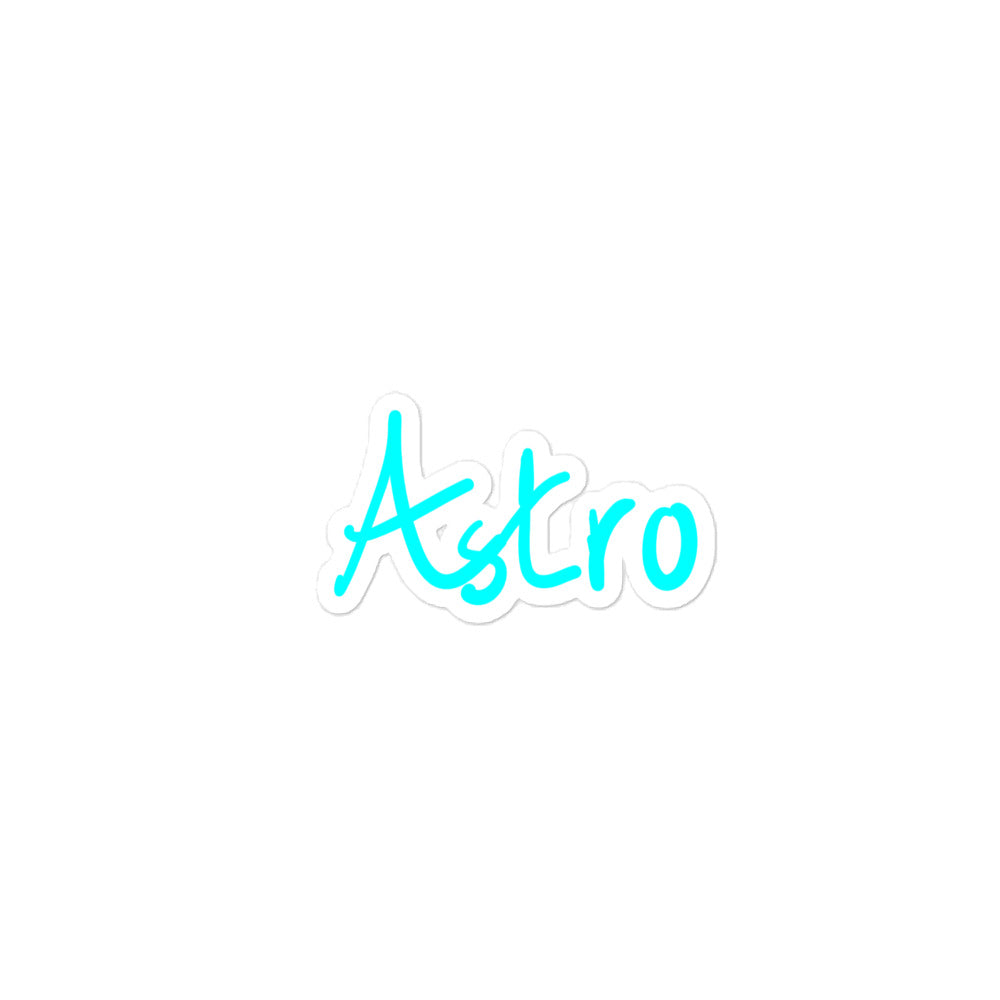 ASTRO ヨントン サイン The Astro_wt Store - Astro Signature - Sticker – Crowdmade