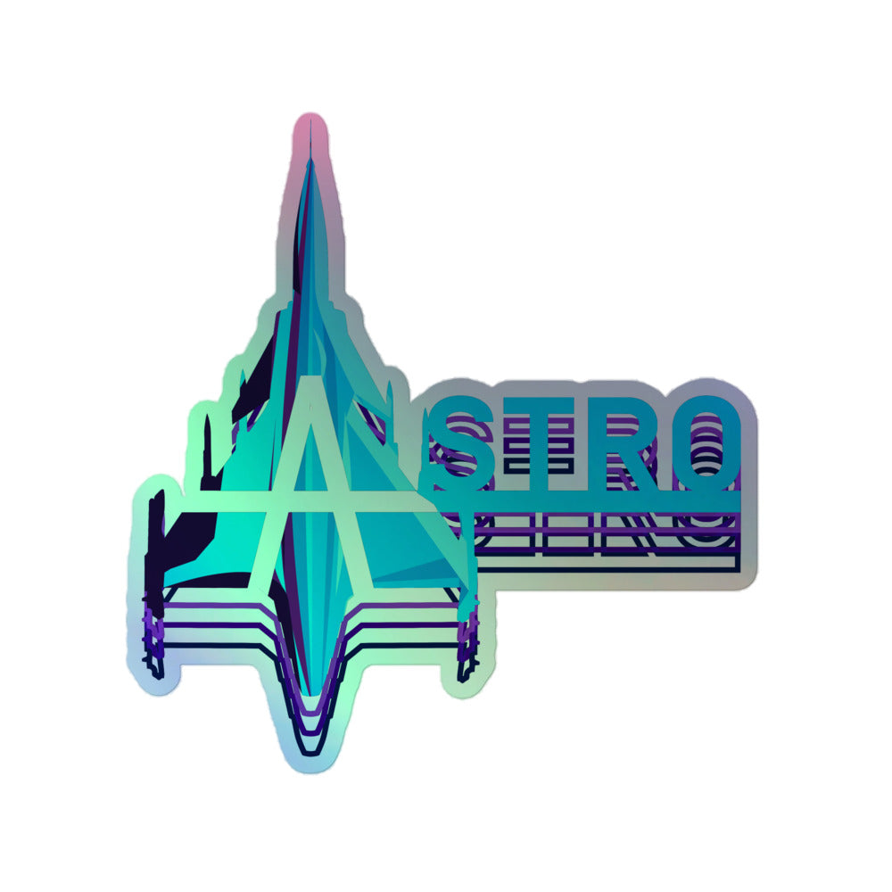 Astro_WT Logo - Holo Sticker