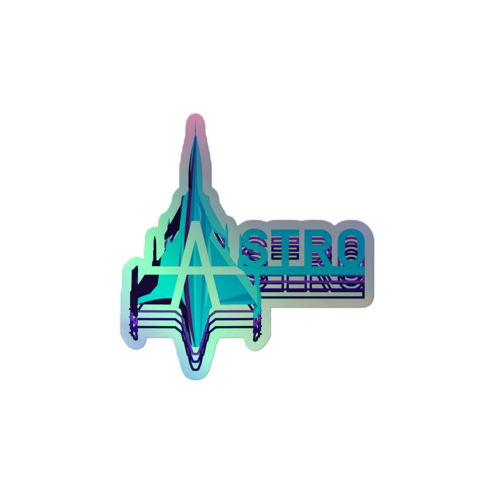 Astro_WT Logo - Holo Sticker