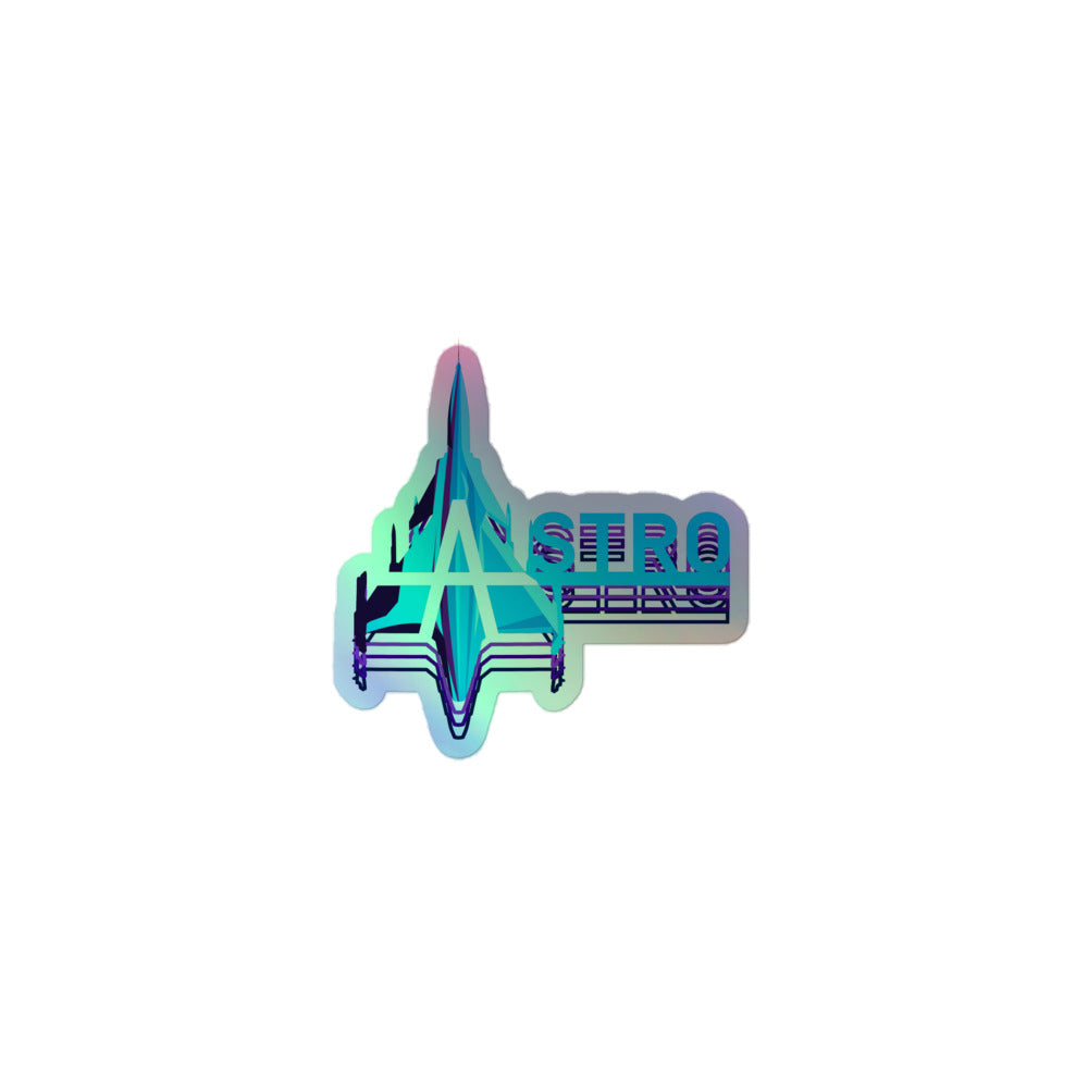 Astro_WT Logo - Holo Sticker