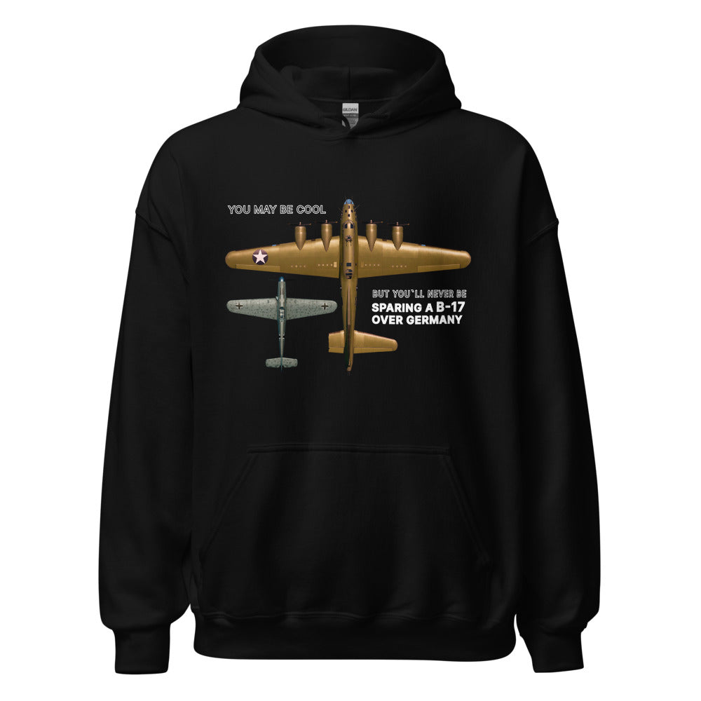 B-17 and BF-109 (Color with text)