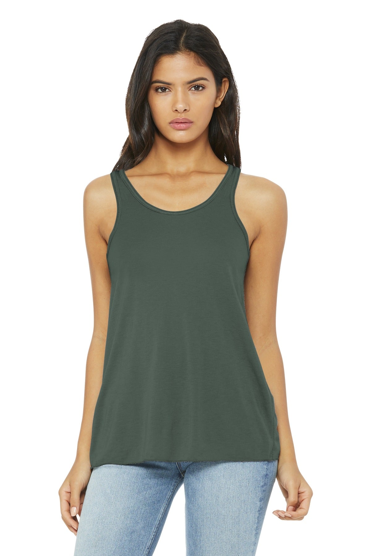 BELLA+CANVAS  Women's Flowy Racerback Tank. BC8800