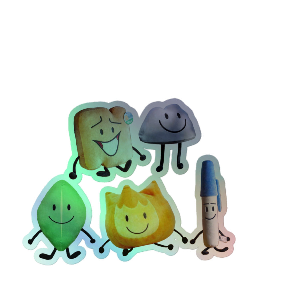 BFDI Plush Stickers 1