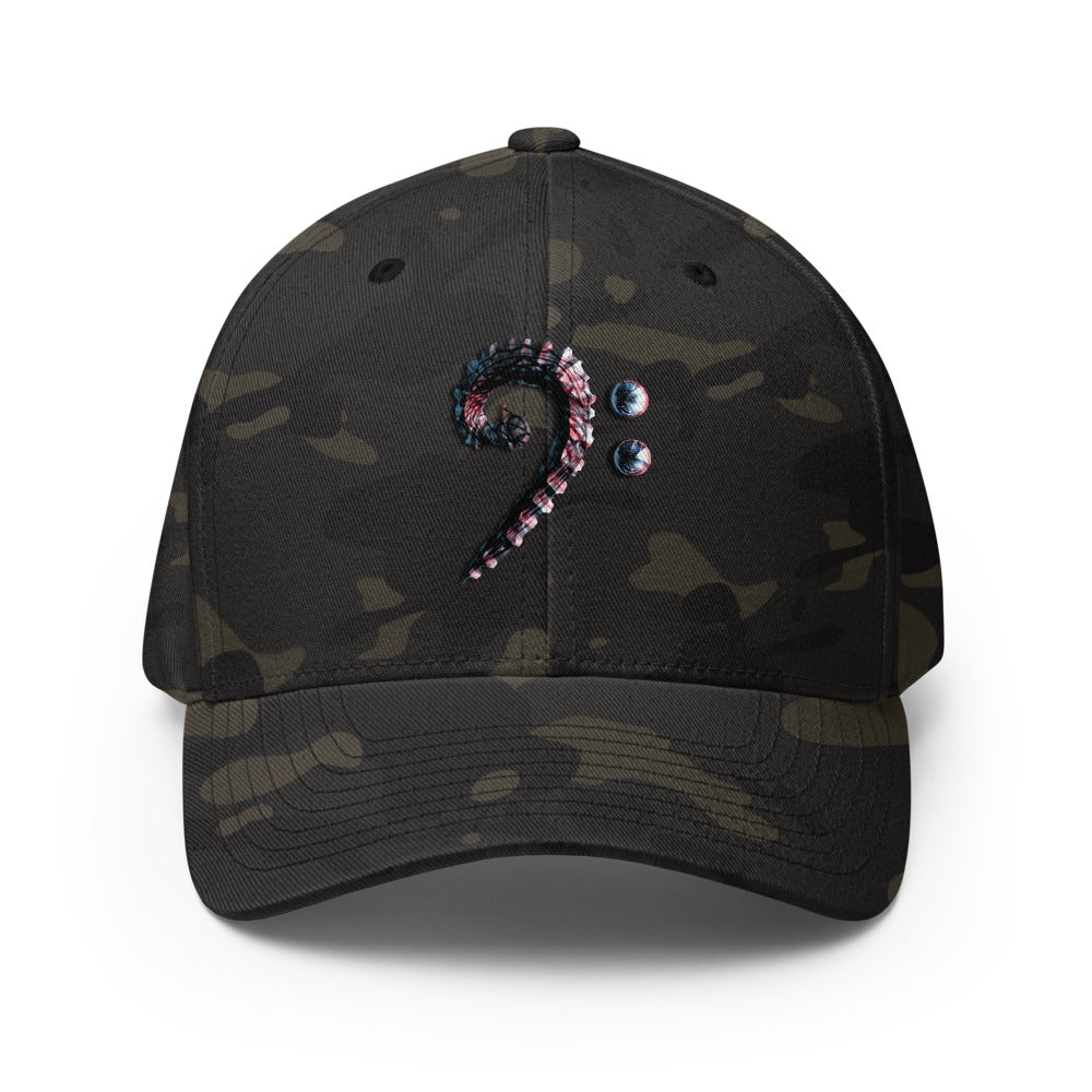 Bass clef closed back hats
