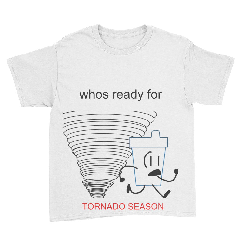Battle For A Mansion t - shirt whos ready for tornado season kids