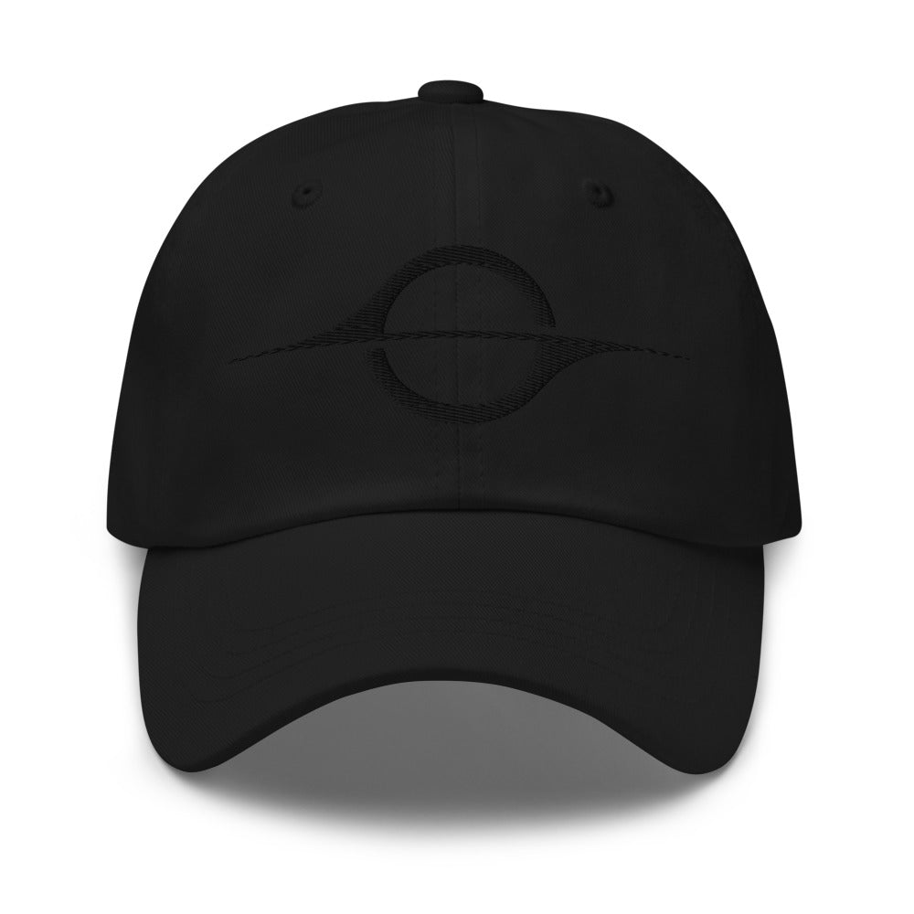 pbsspacetime - Black Hole (black on black) Baseball Cap – Crowdmade