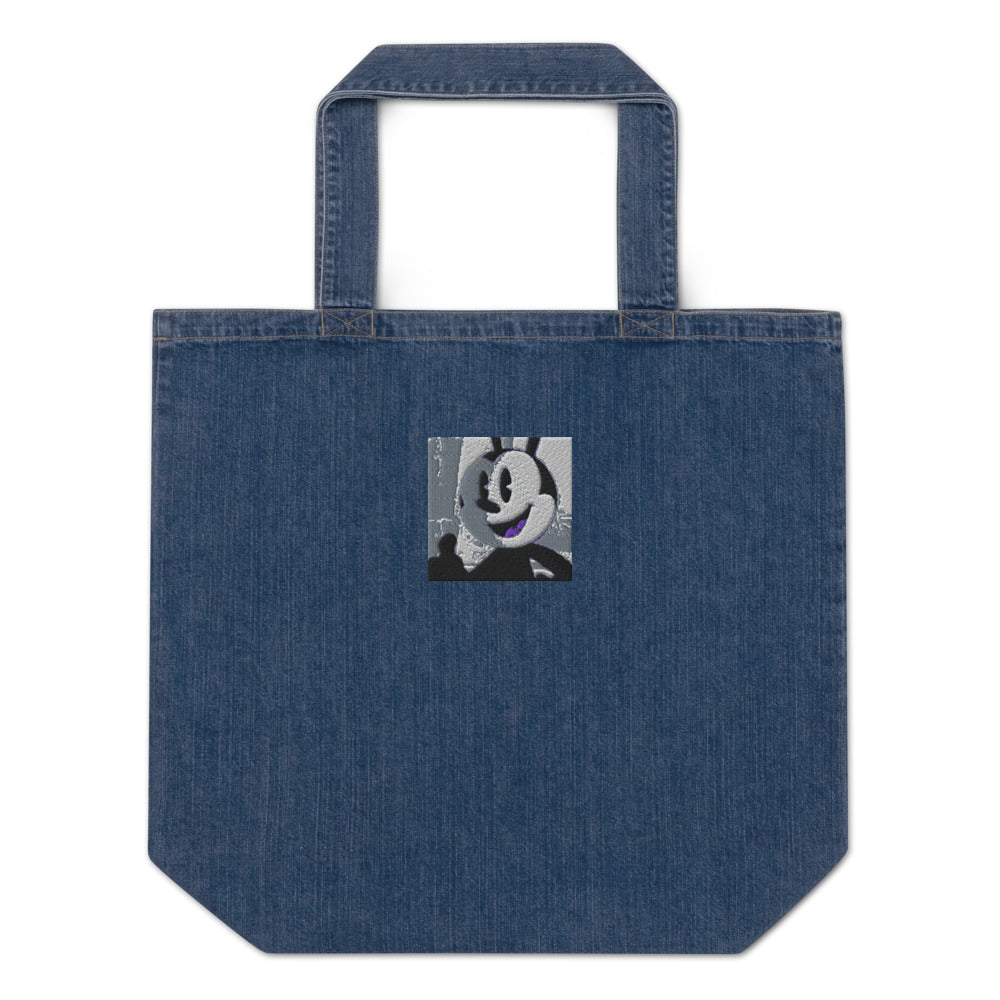 Blackbunny denim tote bag