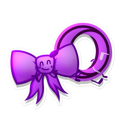 Bow And Opera Pop Purple Sticker!