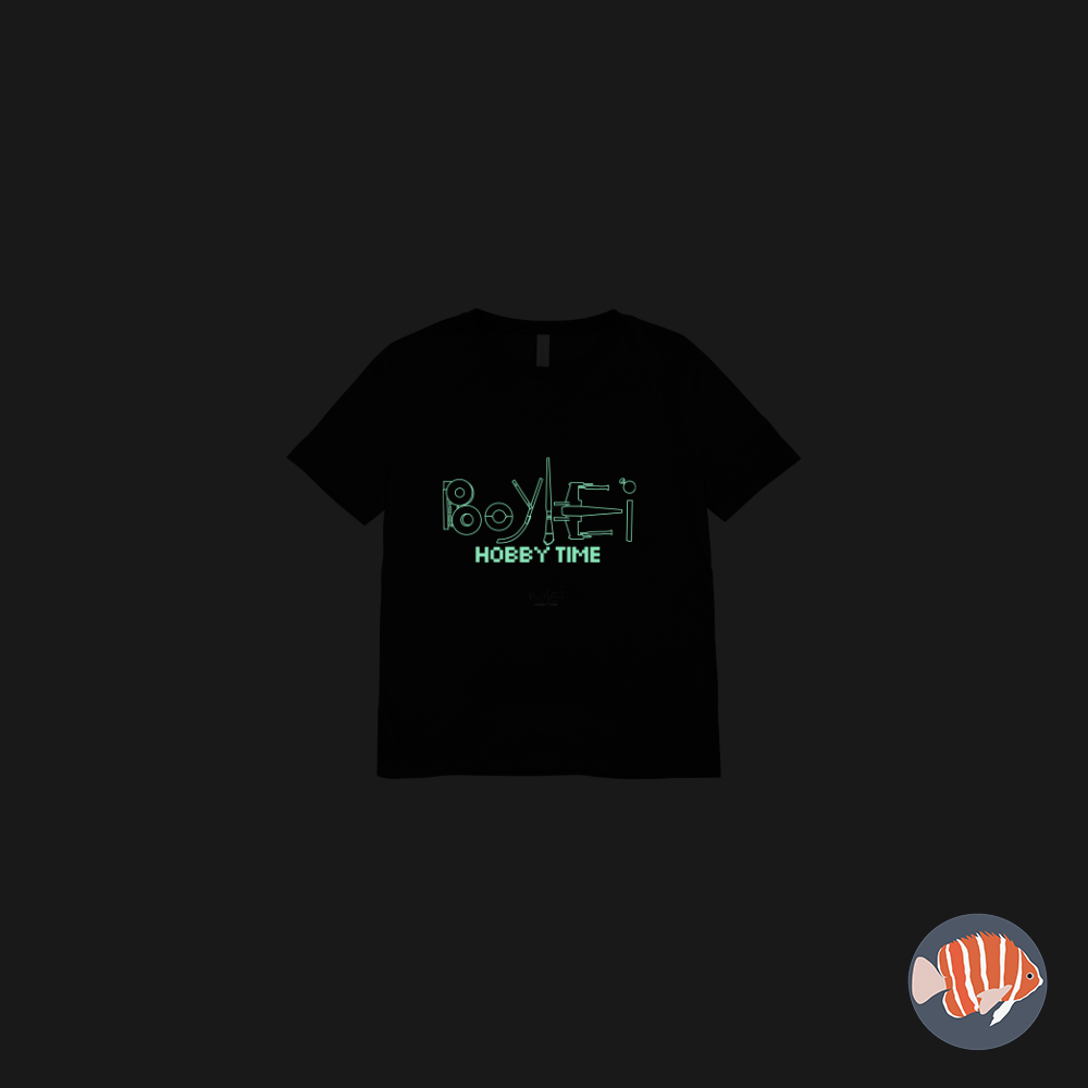 Boylei Hobby Time Youth UV Glow Tee (LIMITED EDITION) – Crowdmade