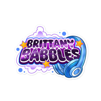 BrittanyBabbles Logo Sticker