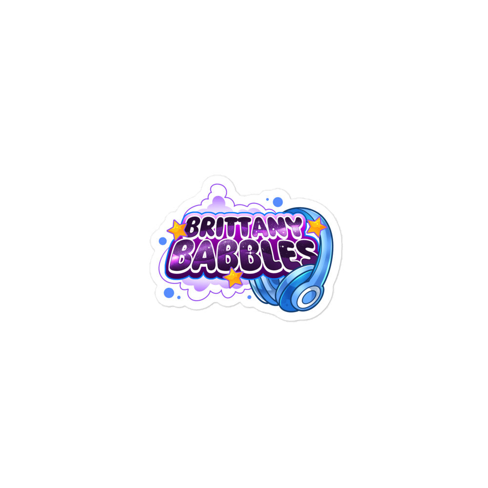 BrittanyBabbles Logo Sticker – Crowdmade