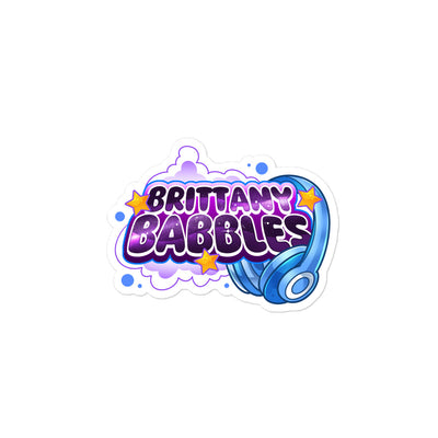 BrittanyBabbles Logo Sticker