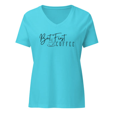 But First Coffee V-neck Shirt