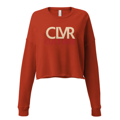 CLVR Culture "Bold Classic Crop Sweatshirt"