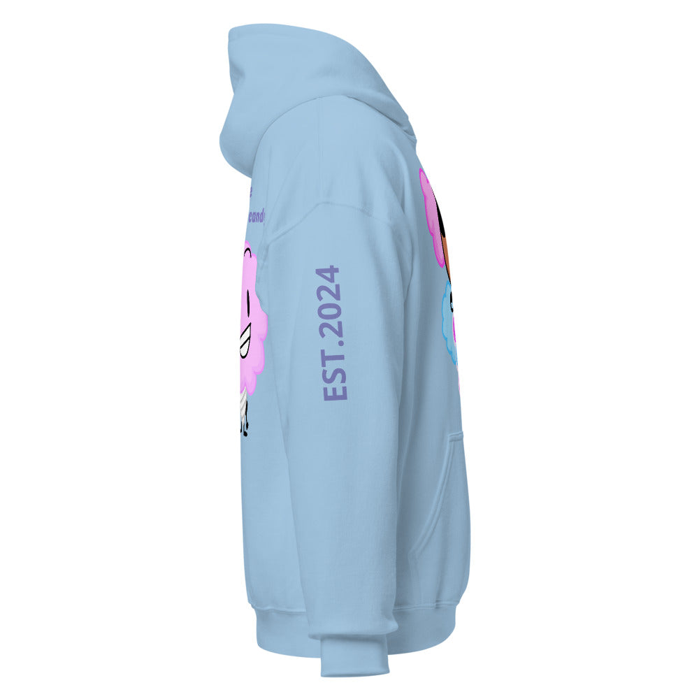 Caleb’s Cotton Candy unisex hoodie