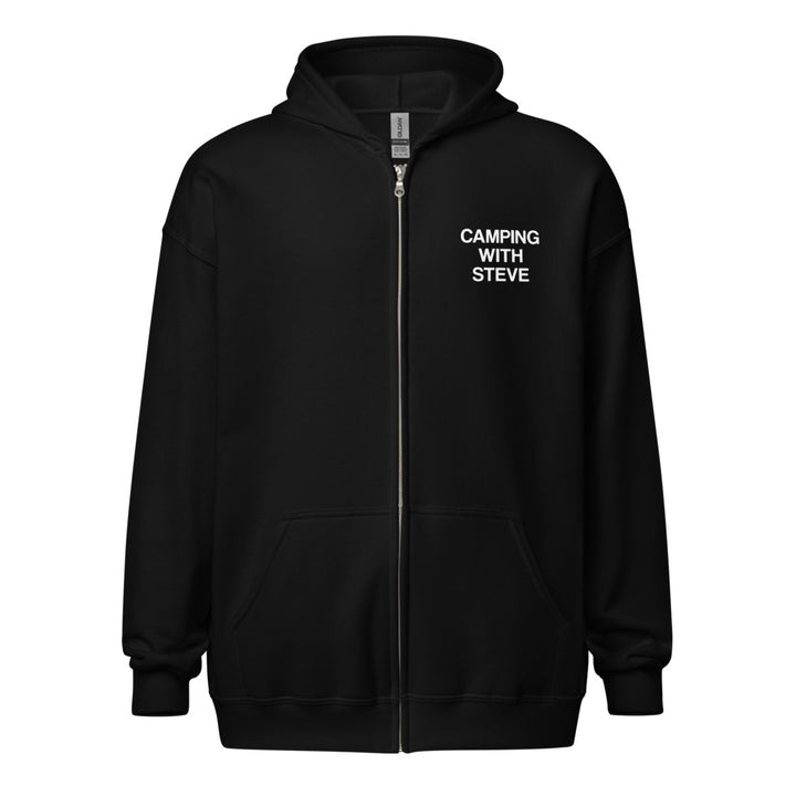 Steve Wallis - Camping With Steve Zip Hoodie – Crowdmade