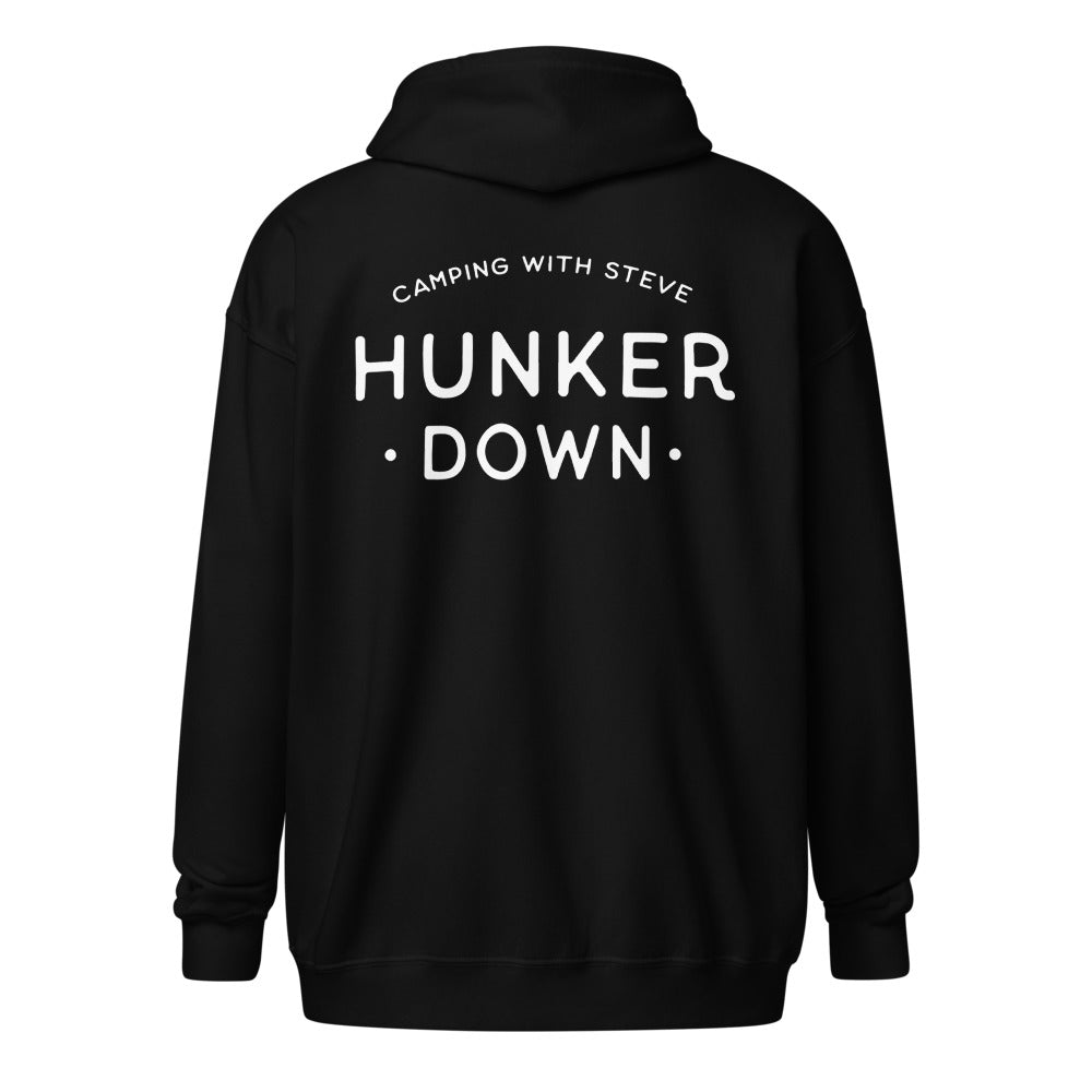 camping hoodie Camping With Steve Zip Hoodie
