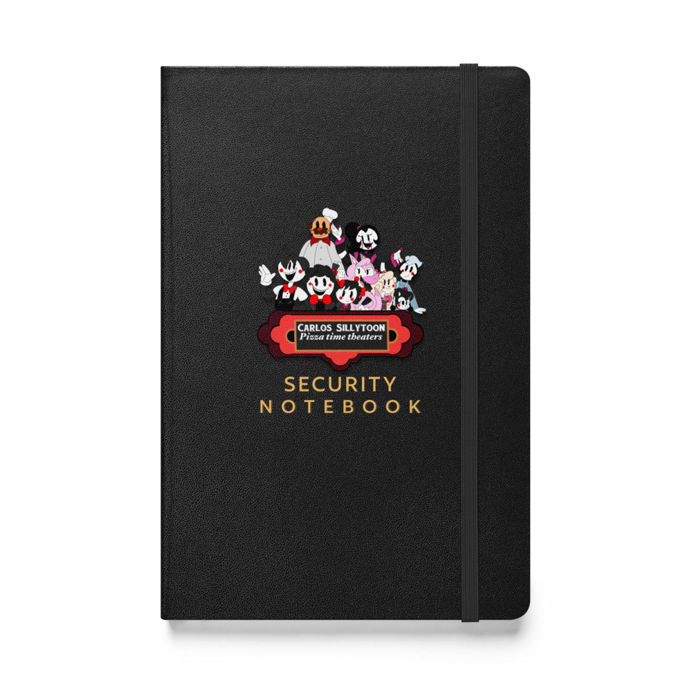 Carlos Sillytoon Pizza time theaters Security notebook