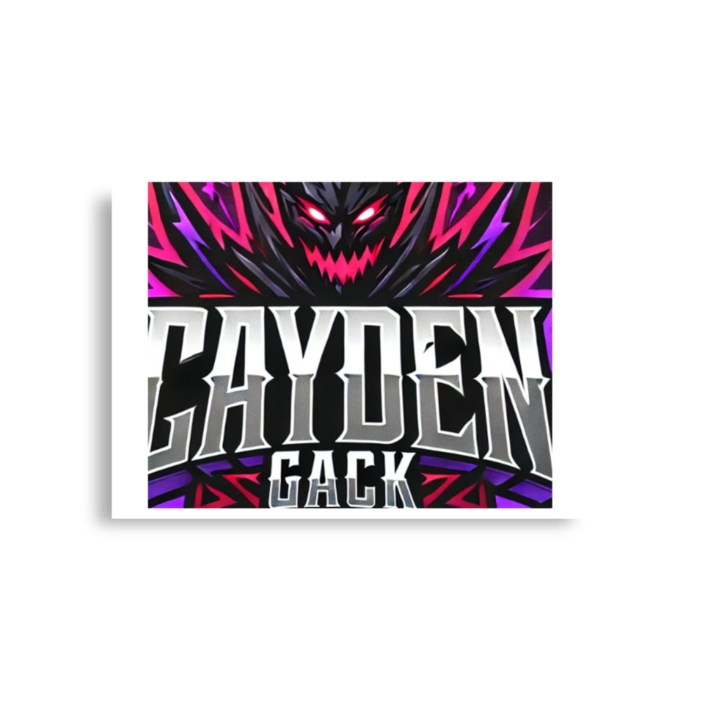 Cayden Gack Poster