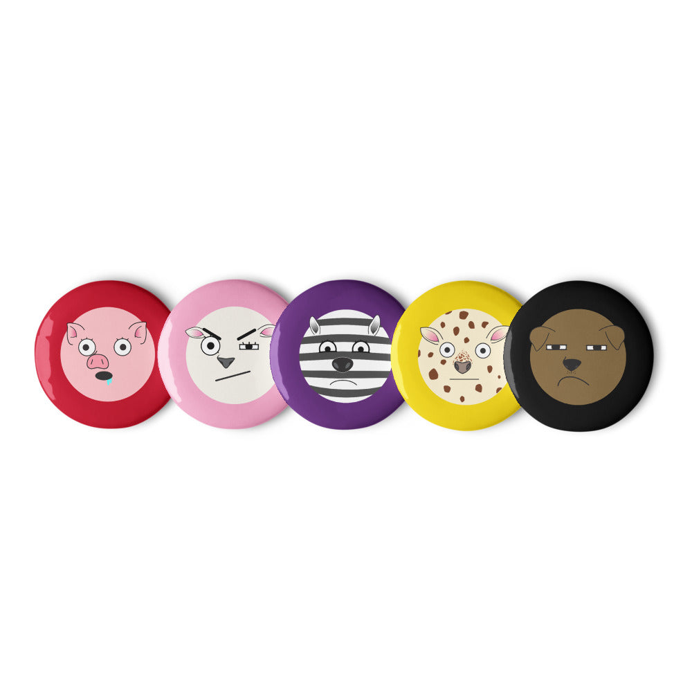 Pin Buttons - Faces 1