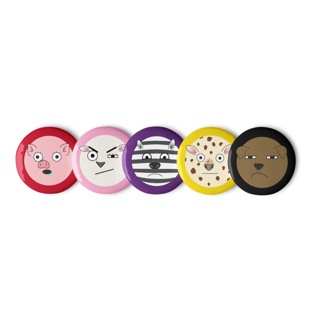 Pin Buttons - Faces 1