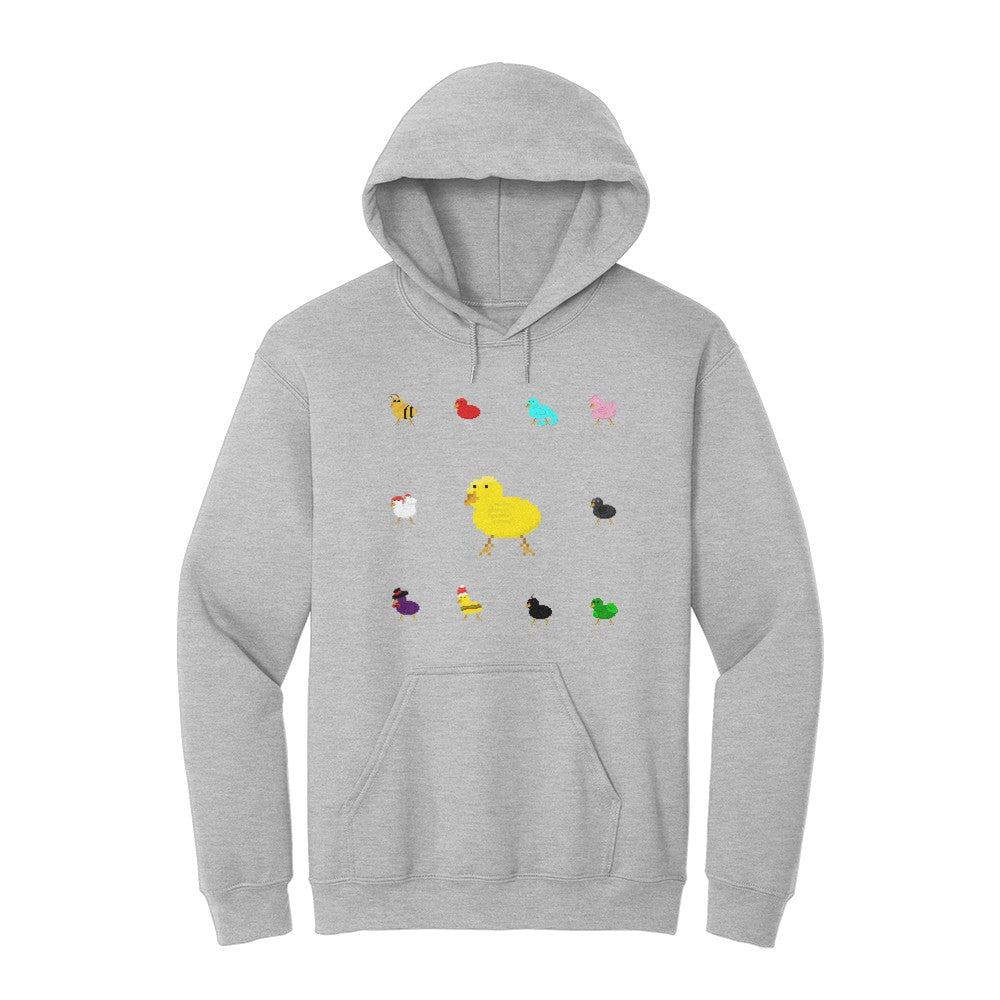 Actually Gud Stickers & Merch - Warm Chickens! S-XL Cotton Hoodie ...