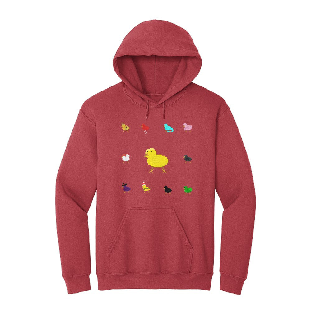 Warm Chickens! S-XL Cotton Hoodie